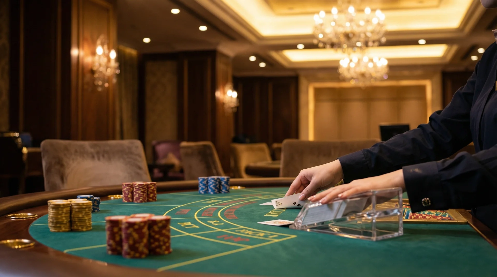 太阳城VIP贵宾厅百家乐高额桌台